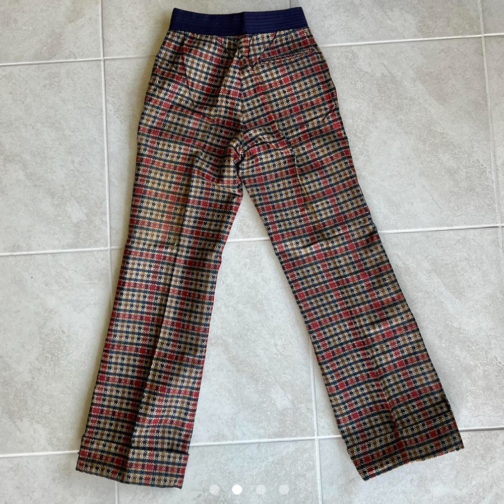New Old School True Vintage 1960’s/1970’s Liberty Scene Jeans Plaid Bellbottoms